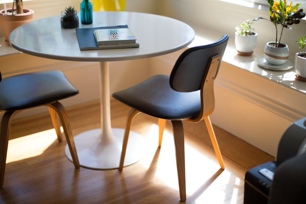 Table, Chairs and Plants